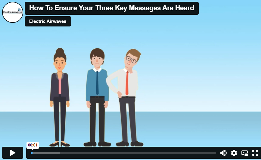 3 people representing 3 key messages